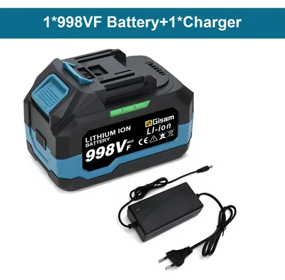 Obrázok produktu pre Akumulátorová batéria pre náradie - 988VF, 18V, lítiovo-iónová batéria - vysoká kapacita 4,0/4,5 Ah - LED indikátor nabíjania - náhradná batéria s nabíjačkou