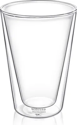 Zdjęcie produktu dla Szklanka dwuścienna Wilmax 300 ml, przezroczysta WL-888705/A