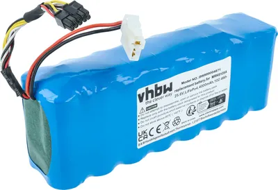 Produktbild von vhbw Akku kompatibel mit Robomow 635, City MS1800, 630, City MS1000, MC 500, MS, RS625 Pro, RS615U, RS615 Pro, 5000, MC 300 (4000mAh 25,6V LiFePO4)