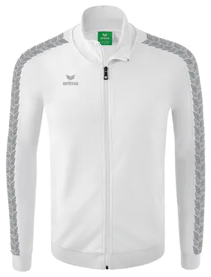 Produktbild von Erima Essential Team Track Top Jacke Weiß/Monument Grey Junior - 140