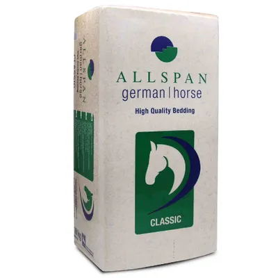 Produktbild von ALLSPAN 19kg Einstreu German Horse Span Classic 500l bei Huferkrankungen Atemwegserkrankungen