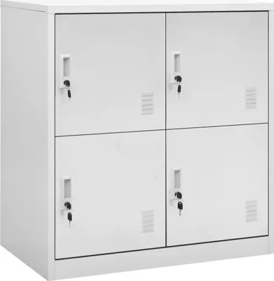 Obrázek produktu pro vidaXL Skříňky 5 ks. Světle šedé 90x45x92,5 cm ocelové