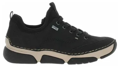 Obrázek produktu pro Kožené dámské polobotky Rieker, černá barva, model 45976-00