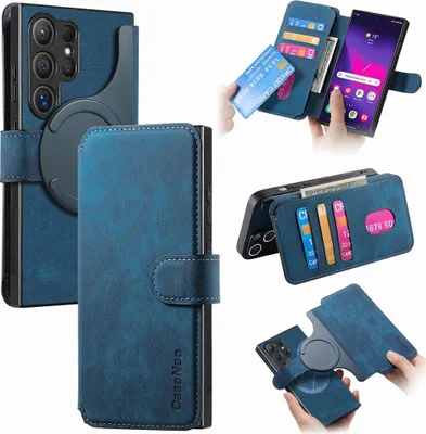 Produktbild von Samsung Galaxy S25 Ultra Hülle - CaseNeo 2-in-1 Klapphülle & Back Cover - Blau
