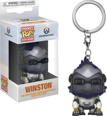 Produktbild von Overwatch - Winston - Schlüsselanhänger Funko Pocket POP! Keychain