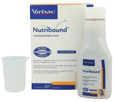 Produktbild von Nutribound Katze 3 x 150 ml virbac Aufbaunahrung Rekonvaleszenz Appetitmangel