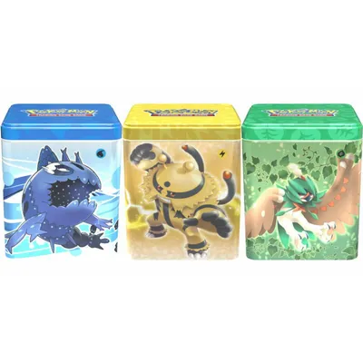 Produktbild von AMIGO 45318 - Pokemon Stackable Tin Box - Spring 22