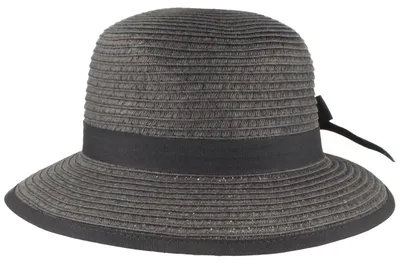 Imagen del producto de Sombrero de paja para niños Mc Burn con cascabel y lazo, protección UV 50+, color azul, talla 52