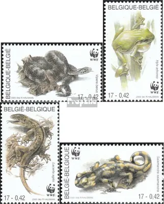 Produktbild von Briefmarken Belgien 2000 Mi 2947-2950 (kompl.Ausg.) gestempelt Naturschutz
