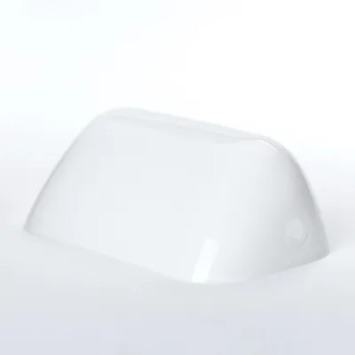 Image de Petit verre de rechange Bankers Lampe Lampe de banquier Verre de lampe, lampe de table, 150x90x60mm, blanc opalin