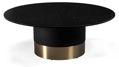 Produktbild von Tisch Modern Luxus Couchtisch Doppel Rund Couchtisch Wohnzimmer Möbel Tisch