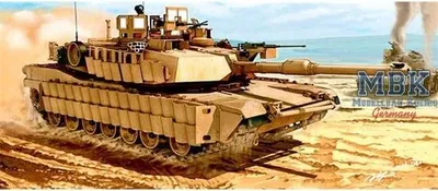 Productafbeelding van Modelbouwpakket: Amerikaanse M1A2 TUSK II tank (1:35 schaal)