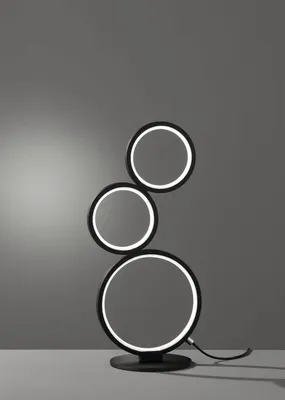 Produktbild von tischleuchte Rondo 45 cm Stahl schwarz