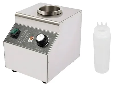 Immagine prodotto di Riscaldatore elettrico per salse, con temperatura regolabile, design in acciaio inossidabile, 100W