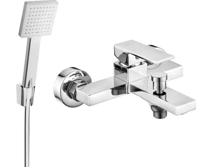 Zdjęcie produktu dla Mexen Uno R45 bateria wannowa z zestawem prysznicowym, chrom - 7143R45-00