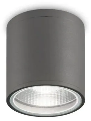 Image de Plafonnier moderne Gun Aluminium Anthracite 1 Lumière Gu10