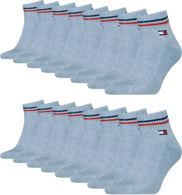Produktbild von 8 Paar Tommy Jeans Herren Quarter Iconic Socken