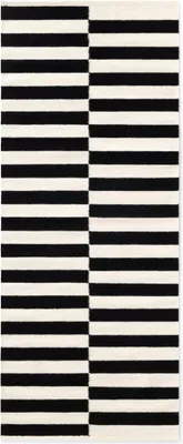 Immagine prodotto di Hanse Home Vika Tappeto in lana Vika Nero Naturale Bianco