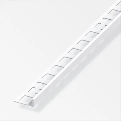 Produktbild von alfer Winkelprofil PVC glatt brillantweiß