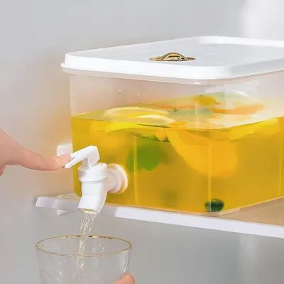 Produktbild von Famanu Wasserspender 5L mit Fruchteinsatz - Ideal für Partys und den täglichen Gebrauch