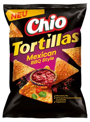 Immagine prodotto di Chio Tortillas Chips 110g stile barbecue messicano