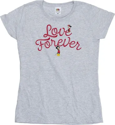 Produktbild von Disney - "Love Forever" T-Shirt für Damen BI33654 (S) (Grau)
