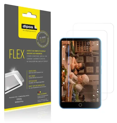 Immagine prodotto di 2x Pellicola protettiva per Oilsky M303 Pro, rivestimento al 100%, Protezione dipos Flex