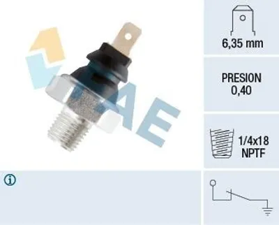 Obrázok produktu pre Snímač tlaku oleja FAE 11320