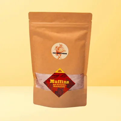 Produktbild von Muffins mit 3 Sorten Schokolade Weniger Zucker Backmischung