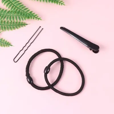 Produktbild von 71 Haarknotenformer aus Kunststoff in verschiedenen Größen für Friseure, Salonausbildung und professionelles Haarstyling