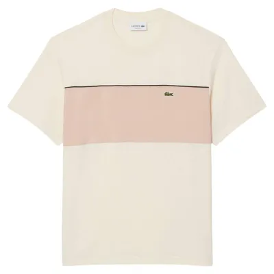 Image de Lacoste - T-shirt pour homme, coton, coupe classique GT16489 (L) (beige)