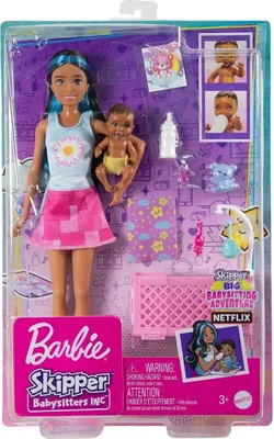 Image de MATTEL Poupée Barbie Skipper avec un bébé HJY34