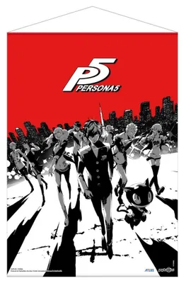 Produktbild von Persona 5: Gruppenstoff-Wandbehang