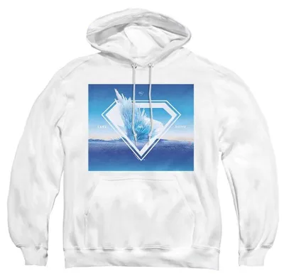 Produktbild von Superman - "Fortress Of Solitude" Kapuzenpullover für Herren/Damen Uni TV35406 (M) (Weiß)