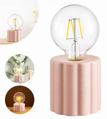 Produktbild von LED Kinder Tischlampe batteriebetrieben Nachttischlampe 19 cm