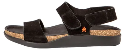 Produktbild von Art Sandalen Herren/Damen 1386S SILK SUEDE BLACK/ BIARRITZ Farbe Schwarz