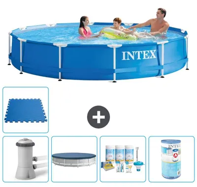 Produktbild von Frame Pool Rund - 366x76 cm - 6-teilig S41714