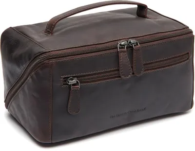 Produktbild von The Chesterfield Brand Kulturbeutel Elmia Toiletry Bag Brown dunkelbraun