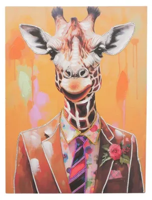 Image de Boltze Home Peinture Ferdy Giraffe 80x60