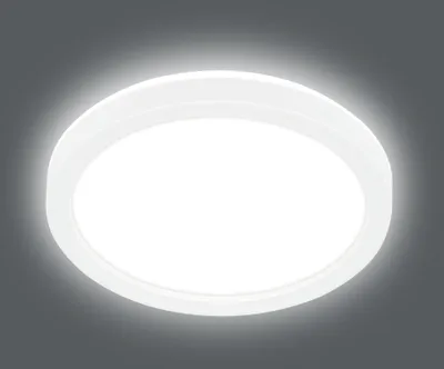 Immagine prodotto di Plafoniera a LED BLULAXA, 12 W, 4000 K, 3000 K, 1200 lm, bianco caldo, IP20, bianca