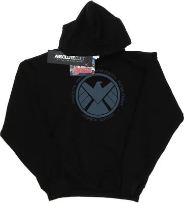 Zdjęcie produktu dla Marvel – Bluza z kapturem „Agents Of SHIELD Logistics Division” dla mężczyzn BI2417 (XL) (czarna)