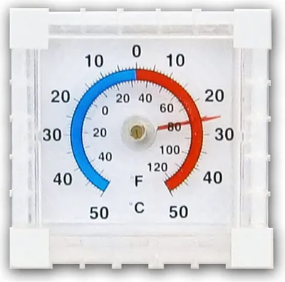 Produktbild von FENSTERTHERMOMETER Außenthermometer Zimmerthermometer Fenster Thermometer