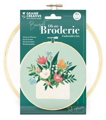 Zdjęcie produktu dla Zestaw do haftowania F20cm Kwiaty