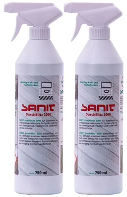 Image de Nettoyant douche, 2 x 750 ml, DuschBlitz 2000, spray nettoyant douche