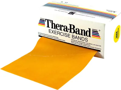 Produktbild von Thera Band ORIGINAL Übungsband Fitnessband Physioband 5,5 m, maxi stark, GOLD