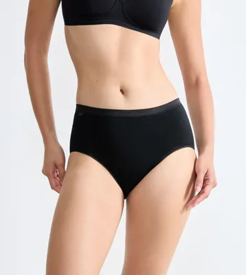 Image de Sloggi slip basic+ midi Coton black femmes