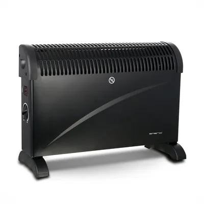 Productafbeelding van Emerio Convectorverwarming – Voor Ruimtes tot 18 m² – Oververhittingsbeveiliging – 3 Verwarmingsstanden – 2000 W – Zwart – CH-121858.3