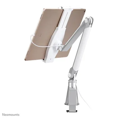 Immagine prodotto di Neomounts TABLET-D100SILVER Morsetto da tavolo porta tablet 4.7-12.9" - universale - mobilità completa