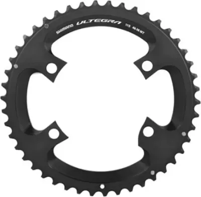 Produktbild von SHIMANO Kettenblatt ULTEGRA FC-R8000 46 Zähne Schwarz - präziser Antrieb für ...