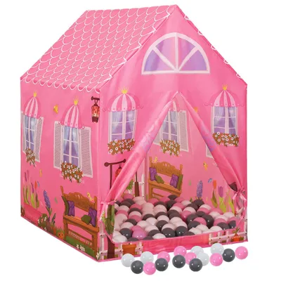 Immagine prodotto di Tenda da Gioco per Bambini Rosa con 250 Palline 69x94x104 cm